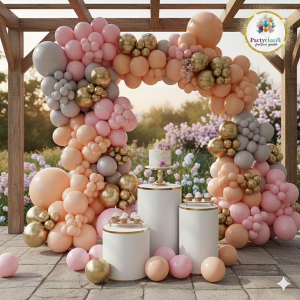 98 pcs ballon Set For Bow Themed Party Decoration & Celebration