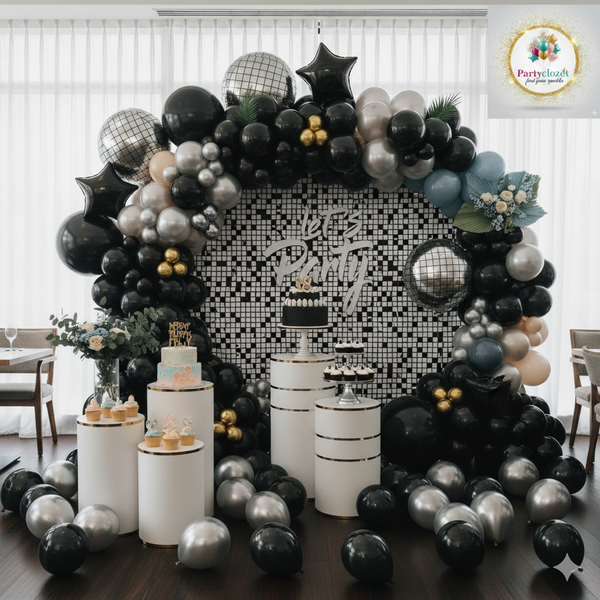 98 ballooon  Garland Theme Set For Bow Themed Party Decoration & Celebration
