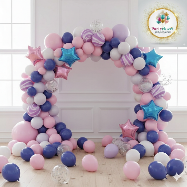 78 multi color ballon 78 pcs Set For Bow Themed Party Decoration & Celebration