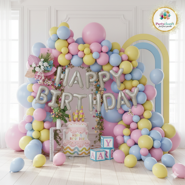 66pcs ballon Garland Theme Set For Bow Themed Party Decoration & Celebration